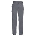 Convoy Grey - Front - Russell Mens Polycotton Work Trousers