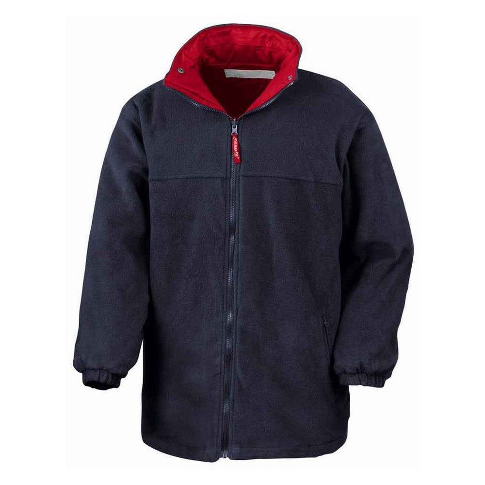 Red-Navy - Back - Result Mens StormDri 4000 Reversible Waterproof Jacket