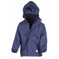 Royal Blue-Navy - Front - Result Childrens-Kids StormDri 4000 Reversible Jacket