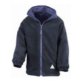 Royal Blue-Navy - Back - Result Childrens-Kids StormDri 4000 Reversible Jacket