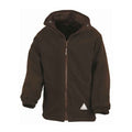 Brown-Brown - Back - Result Childrens-Kids StormDri 4000 Reversible Jacket