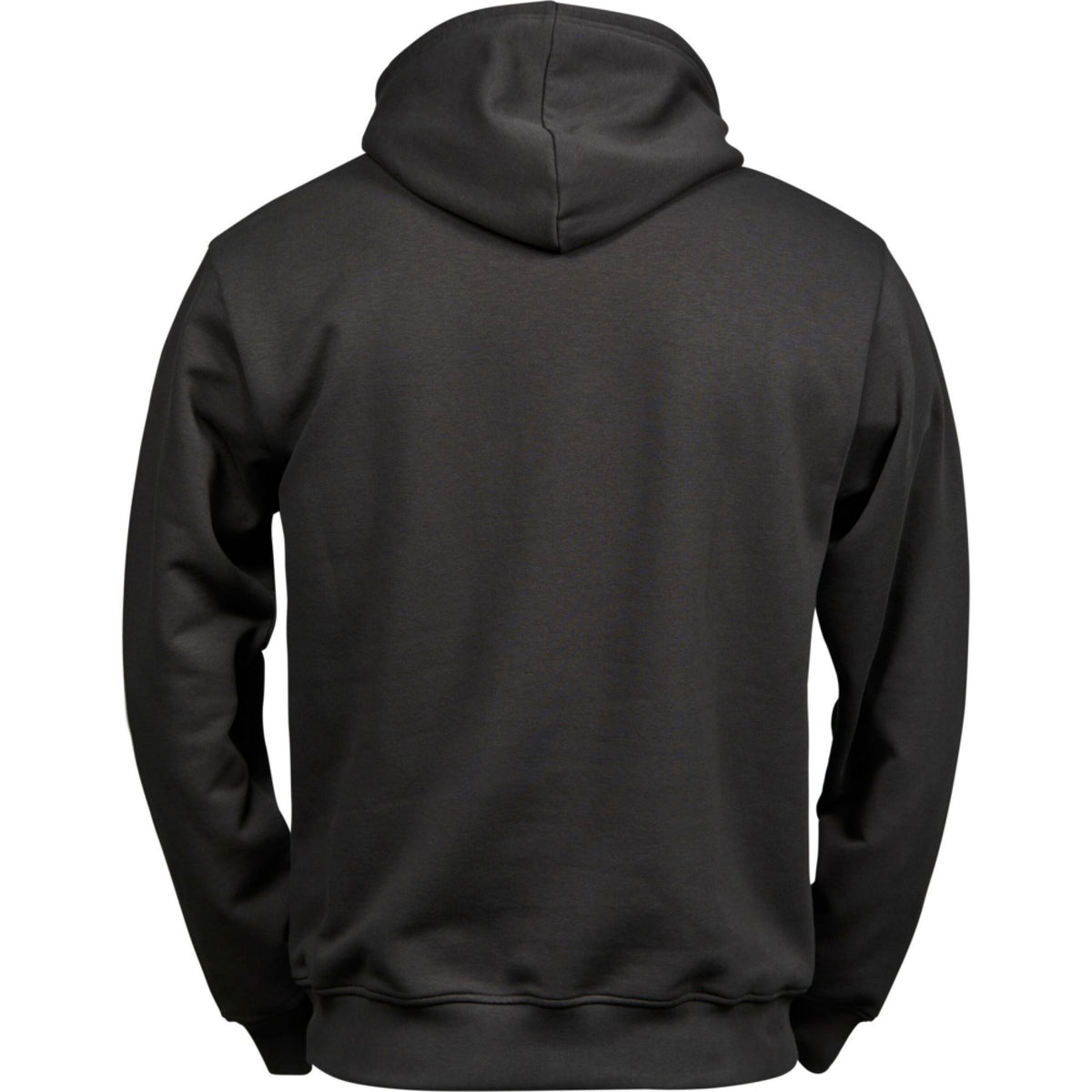 Grey - Back - Tee Jays Childrens-Kids Power Heather Hoodie