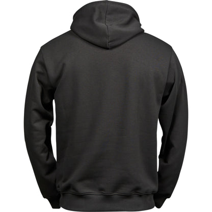 Grey - Back - Tee Jays Childrens-Kids Power Heather Hoodie