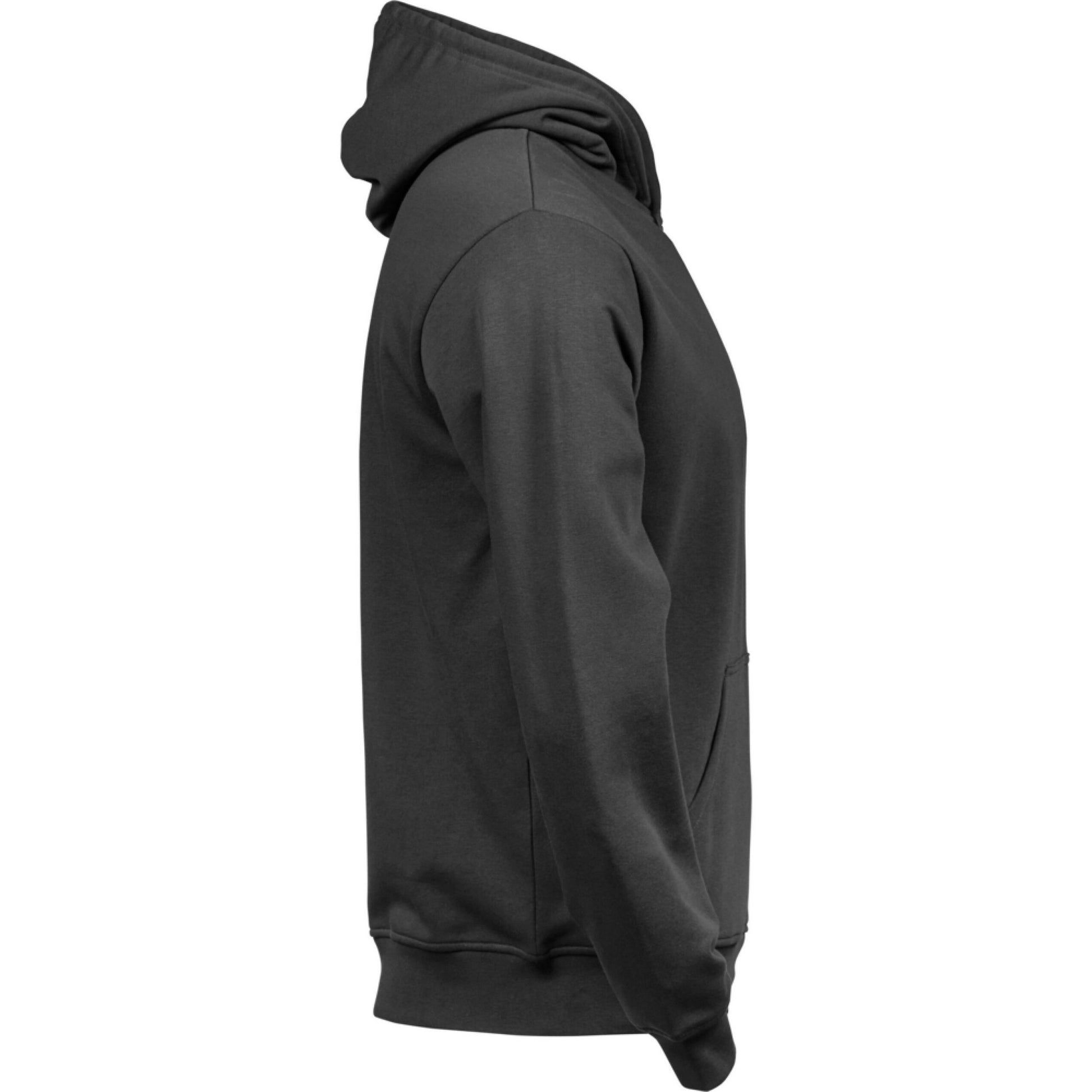 Grey - Side - Tee Jays Childrens-Kids Power Heather Hoodie