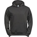 Grey - Front - Tee Jays Childrens-Kids Power Heather Hoodie