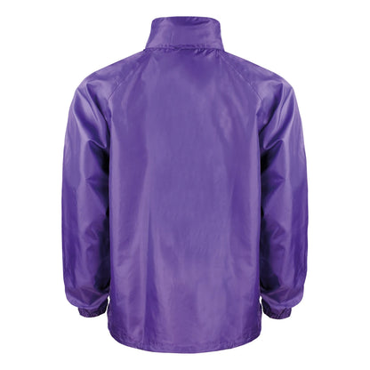 Purple - Back - Result Core Unisex Adult Windbreaker