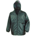 Bottle Green - Front - Result Core Unisex Adult Windbreaker