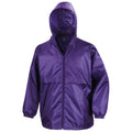 Purple - Front - Result Core Unisex Adult Windbreaker