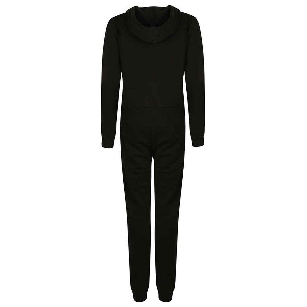 Black - Back - SF Men Unisex Adult Sleepsuit