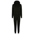 Black - Front - SF Men Unisex Adult Sleepsuit