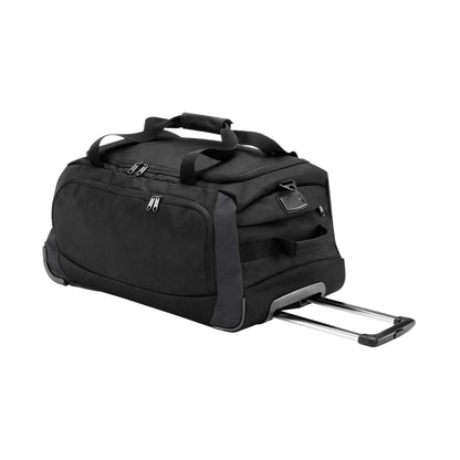 Black-Graphite - Front - Quadra Tungsten 2 Wheeled Suitcase