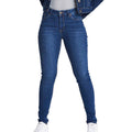 Dark Blue Washed - Back - So Denim Womens-Ladies Lara Skinny Jeans