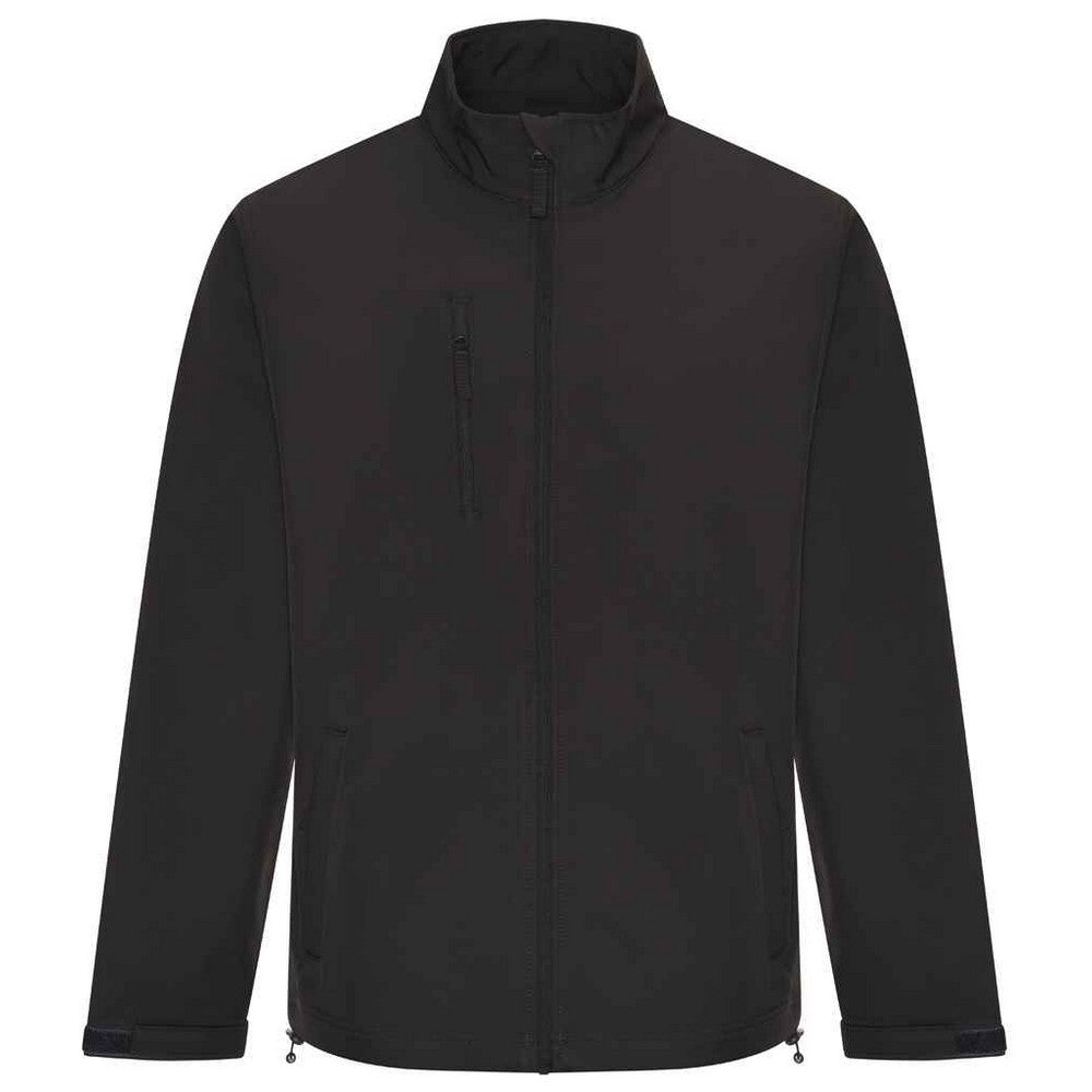 Charcoal - Front - PRO RTX Mens Soft Shell Jacket