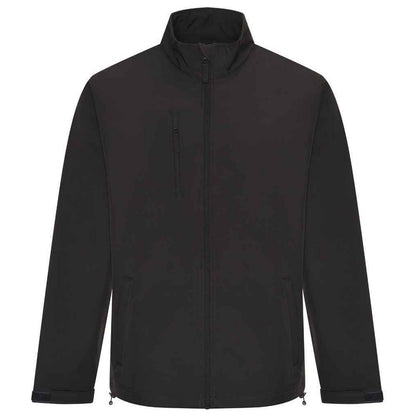Charcoal - Front - PRO RTX Mens Soft Shell Jacket