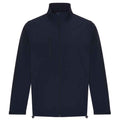 Navy - Front - PRO RTX Mens Soft Shell Jacket