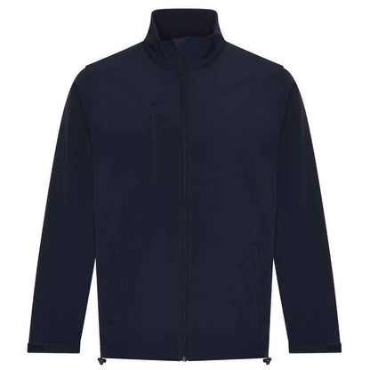Navy - Front - PRO RTX Mens Soft Shell Jacket