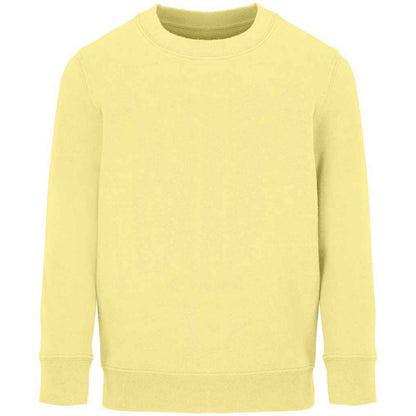 Light Yellow - Front - SOLS Childrens-Kids Columbia Sweatshirt