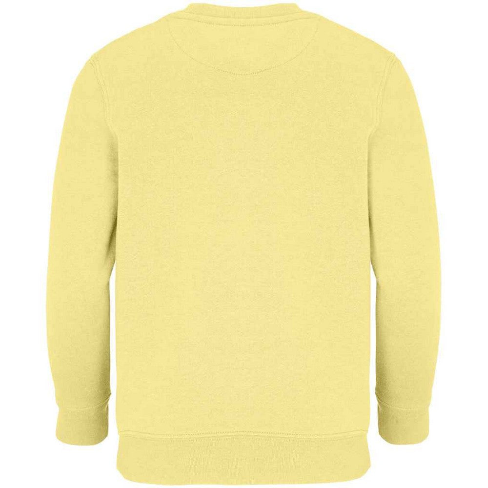 Light Yellow - Back - SOLS Childrens-Kids Columbia Sweatshirt