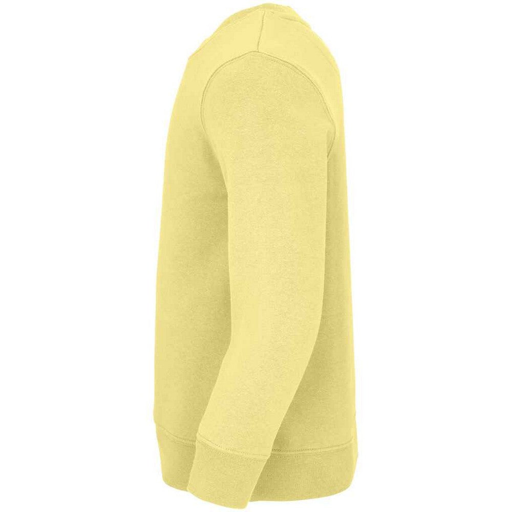 Light Yellow - Side - SOLS Childrens-Kids Columbia Sweatshirt