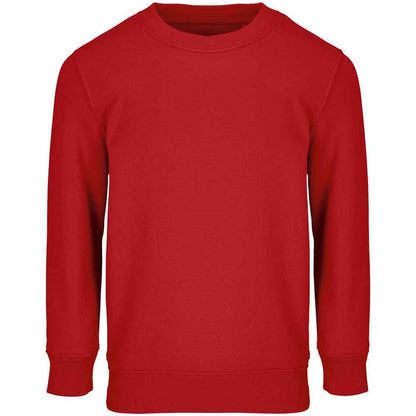 Bright Red - Front - SOLS Childrens-Kids Columbia Sweatshirt