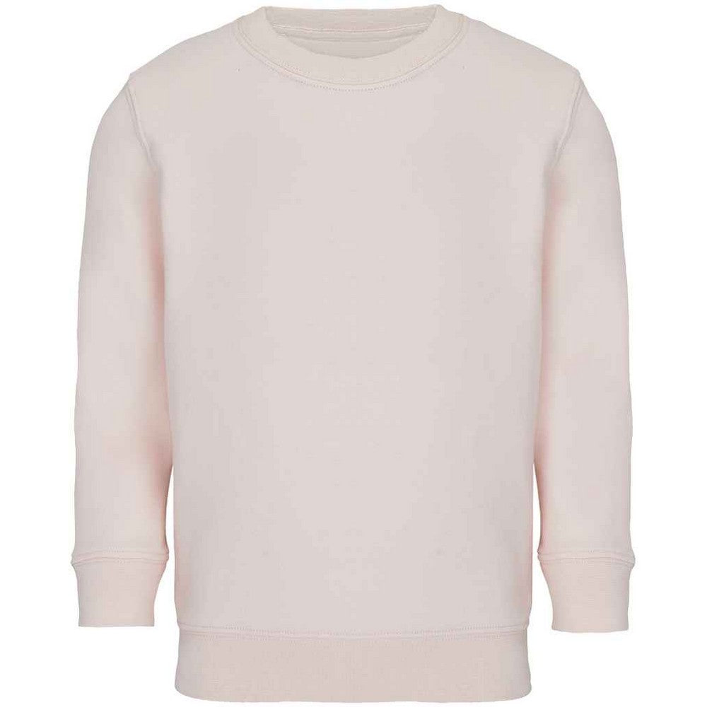 Creamy Pink - Front - SOLS Childrens-Kids Columbia Sweatshirt