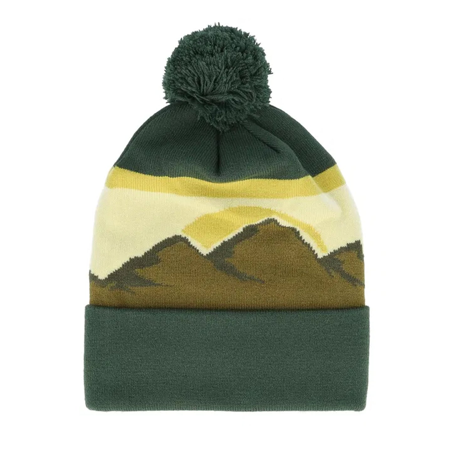 Alpine Peaks - Back - Beechfield Mountain Pom Pom Beanie