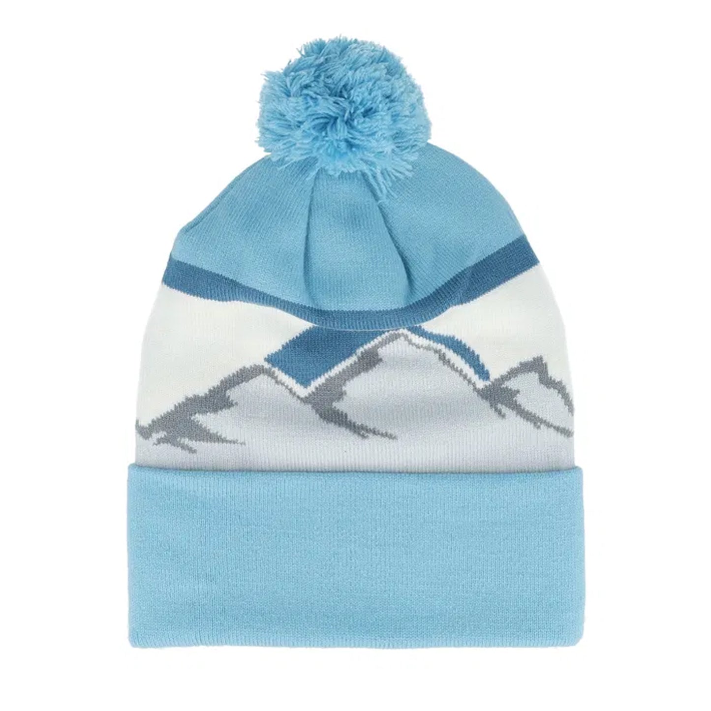 Glacier Peaks - Back - Beechfield Mountain Pom Pom Beanie