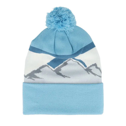 Glacier Peaks - Back - Beechfield Mountain Pom Pom Beanie
