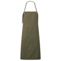 Olive Green - Front - Premier Artisan´s Choice Canvas Double Pocket Apron