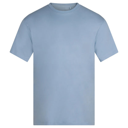 Light Blue - Front - Anthem Unisex Adult Organic Midweight T-Shirt