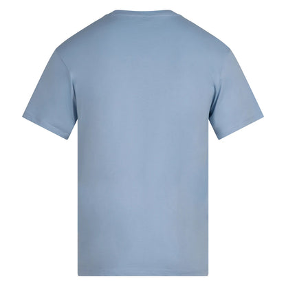 Light Blue - Back - Anthem Unisex Adult Organic Midweight T-Shirt