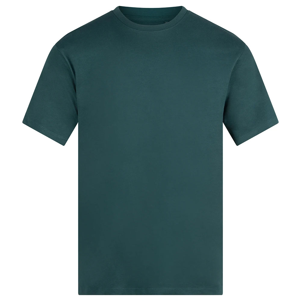 Pine Green - Front - Anthem Unisex Adult Organic Midweight T-Shirt