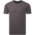 Charcoal - Front - Anthem Unisex Adult Organic Midweight T-Shirt