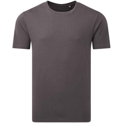 Charcoal - Front - Anthem Unisex Adult Organic Midweight T-Shirt