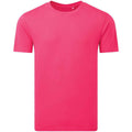 Hot Pink - Front - Anthem Unisex Adult Organic Midweight T-Shirt