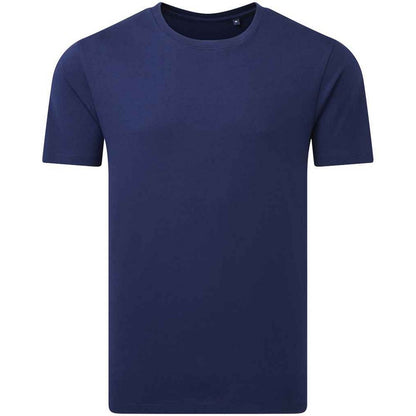 Navy - Front - Anthem Unisex Adult Organic Midweight T-Shirt