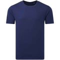 Navy - Front - Anthem Unisex Adult Organic Midweight T-Shirt