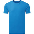 Sapphire Blue - Front - Anthem Unisex Adult Organic Midweight T-Shirt