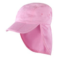 Pink - Front - Result Headwear Childrens-Kids Fold Up Legionnaire Hat