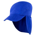 Royal Blue - Front - Result Headwear Childrens-Kids Fold Up Legionnaire Hat