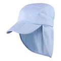 Sky Blue - Front - Result Headwear Childrens-Kids Fold Up Legionnaire Hat