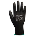 Black - Front - Portwest Unisex Adult PU Palm Gloves