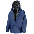Navy - Front - Result Core Mens 3 in 1 Jacket