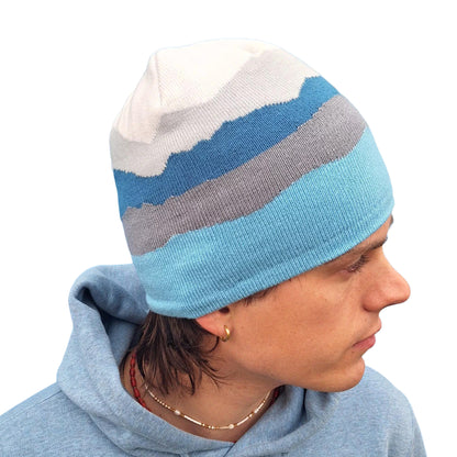 Glacier Peaks - Back - Beechfield Mountain Pull-On Beanie