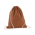 Terracotta - Front - Westford Mill Organic Cotton Drawstring Bag