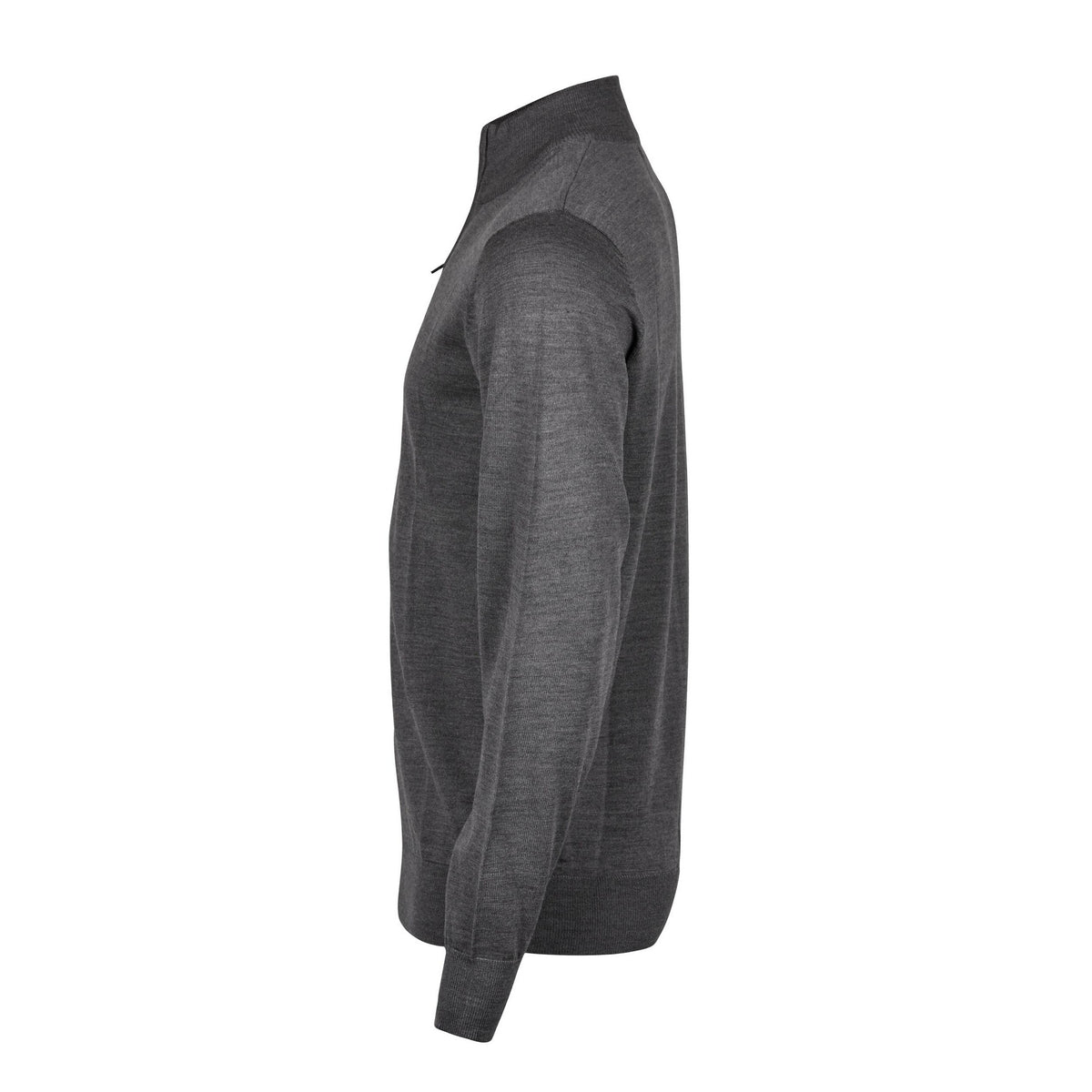 Grey Melange - Lifestyle - Tee Jays Mens Half Zip Sweatshirt
