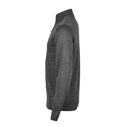 Grey Melange - Lifestyle - Tee Jays Mens Half Zip Sweatshirt