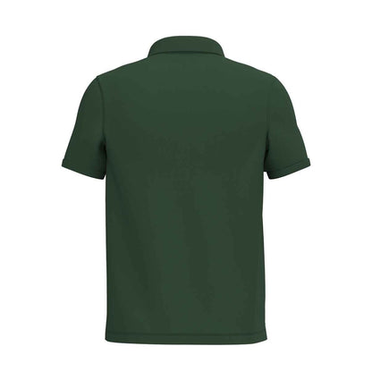 Forest Green - Back - Native Spirit Mens Pique Polo Shirt