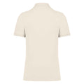 Ivory - Back - Native Spirit Mens Pique Polo Shirt