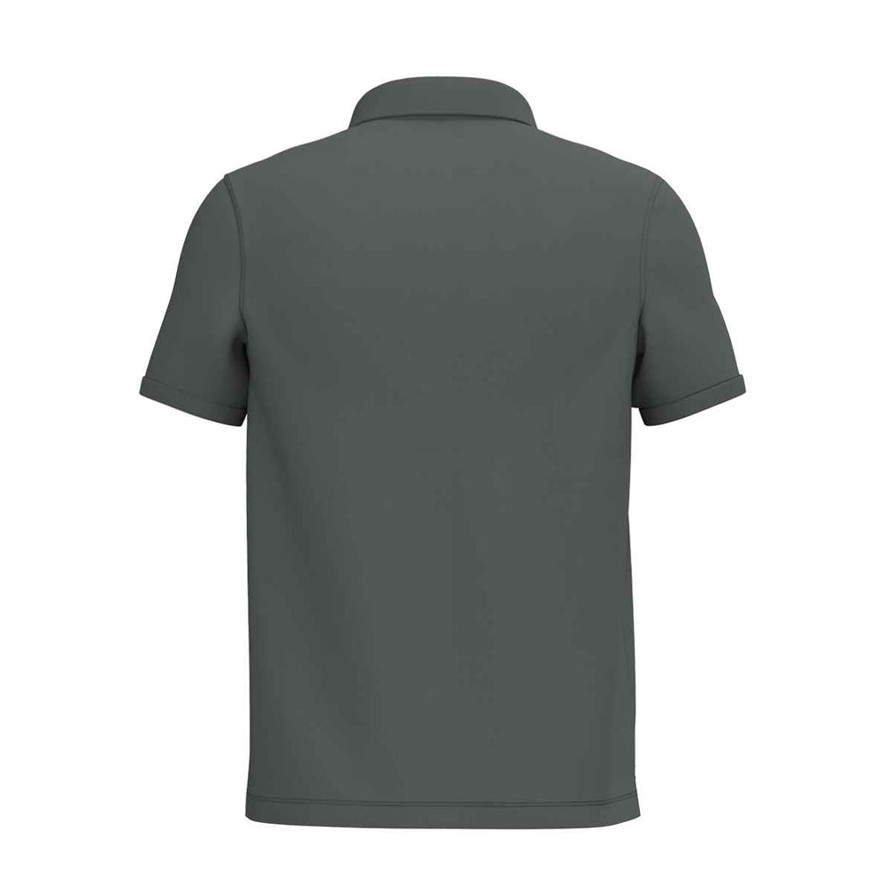 Iron Grey - Back - Native Spirit Mens Pique Polo Shirt